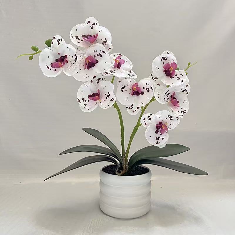 Elegant Artificial Orchid Flower Arrangement for Home Decor