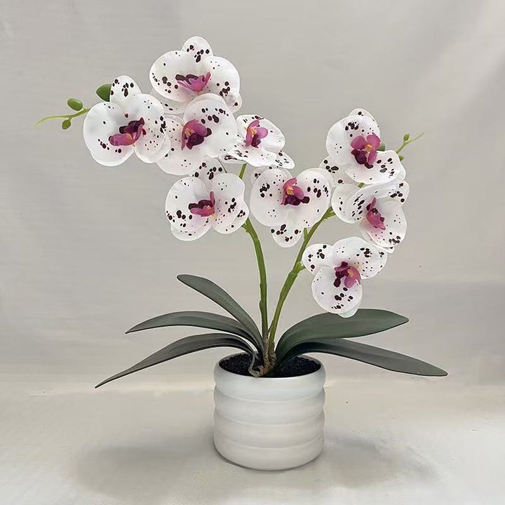 Elegant Artificial Orchid Flower Arrangement for Home Decor