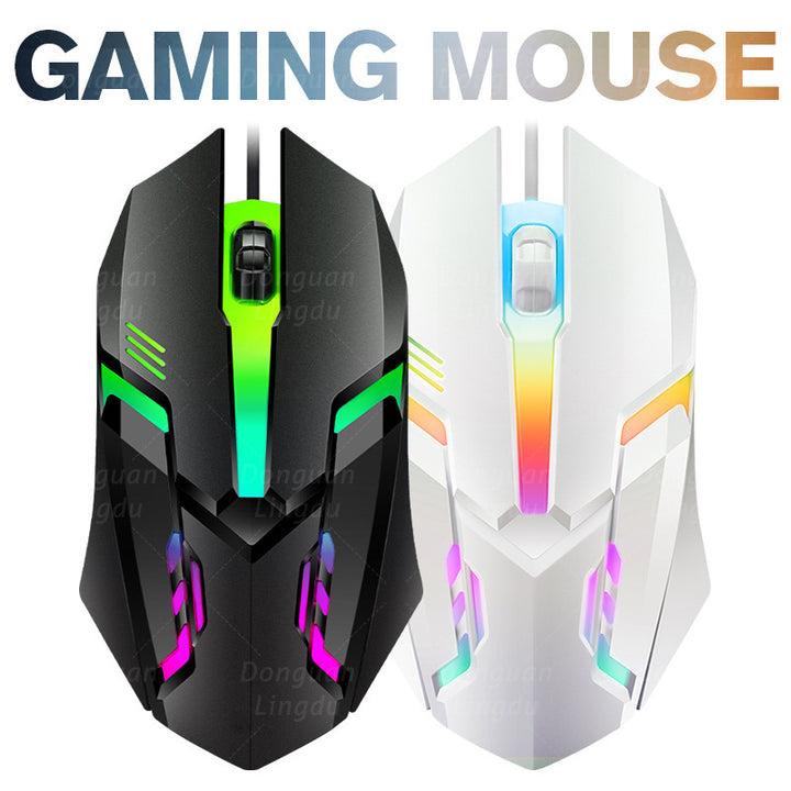 Men's High-Precision Ergonomic Gaming Mouse with RGB Lighting Kalsten