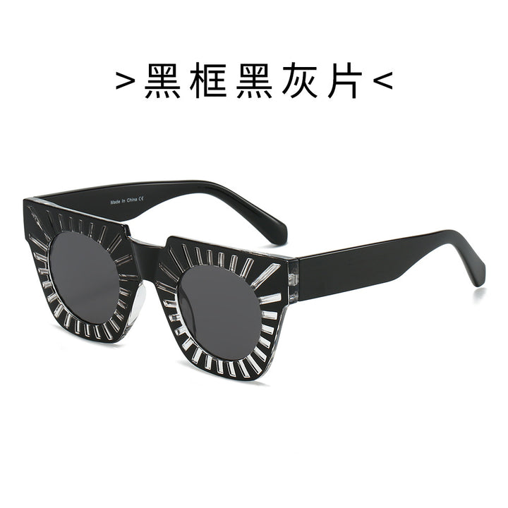 Ladies Fashion Sunglasses with Creative Geometric Frame Kalsten