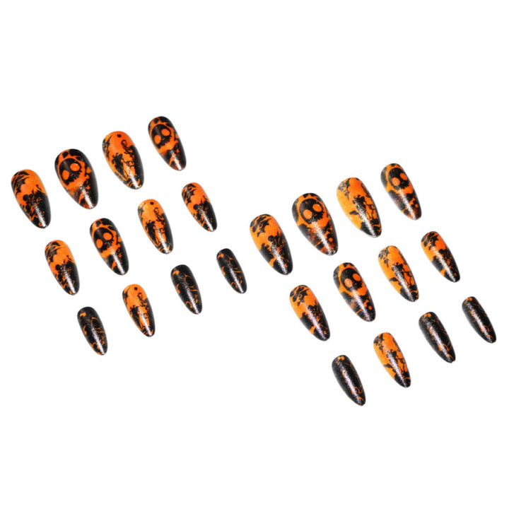 Halloween-Themed Acrylic Nail Art Set
