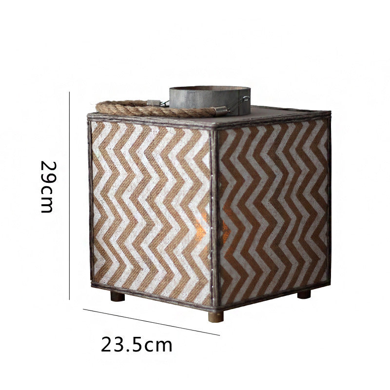 Decorative lantern with zigzag pattern Kalsten