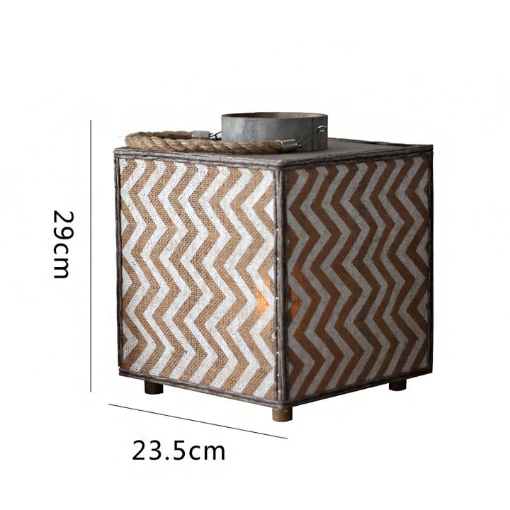 Decorative lantern with zigzag pattern Kalsten