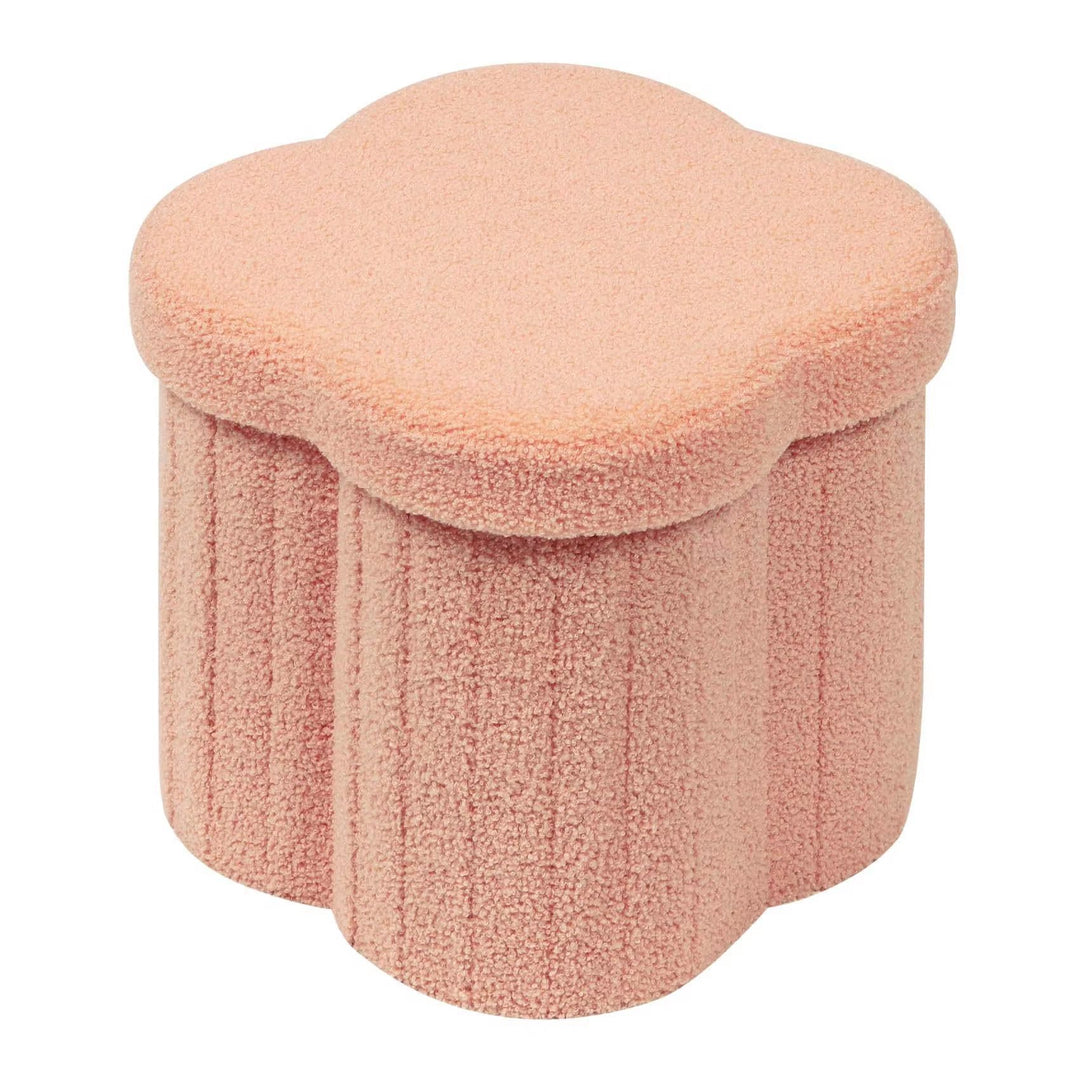 Plush Floral Storage Stool Kalsten