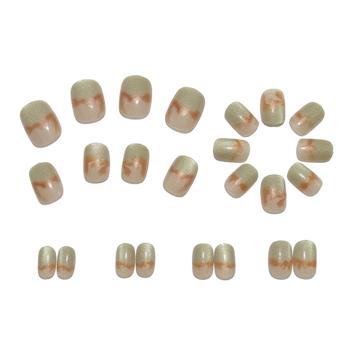 Artificial nails in modern marble design Kalsten