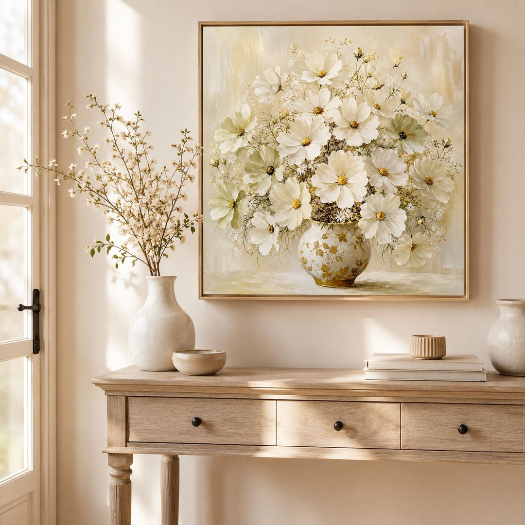 Elegant Floral Canvas Artwork