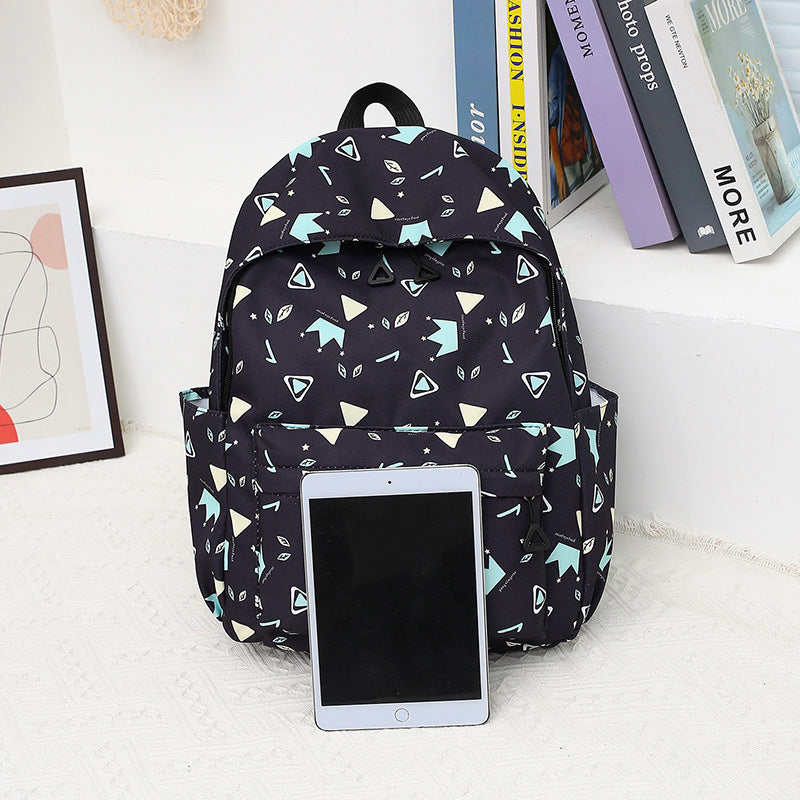 Stylish backpack with separate lunch container and pencil case Kalsten