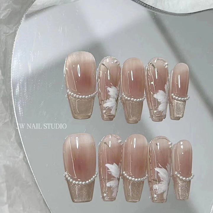 Artistic Handcrafted Press-On Nail Set