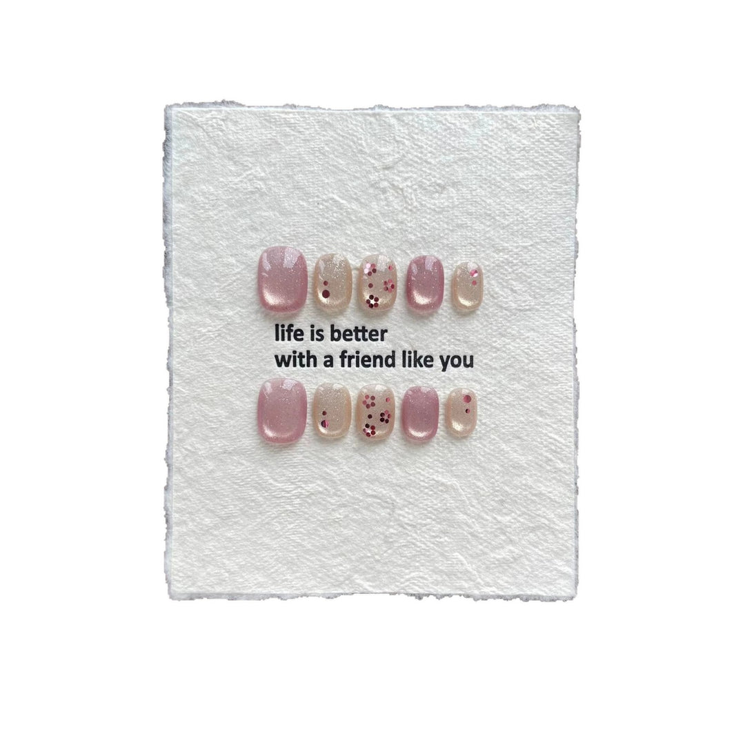 Artistic Press-On Nail Art Set