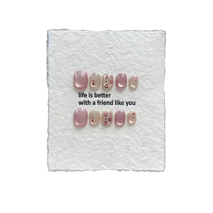 Artistic Press-On Nail Art Set