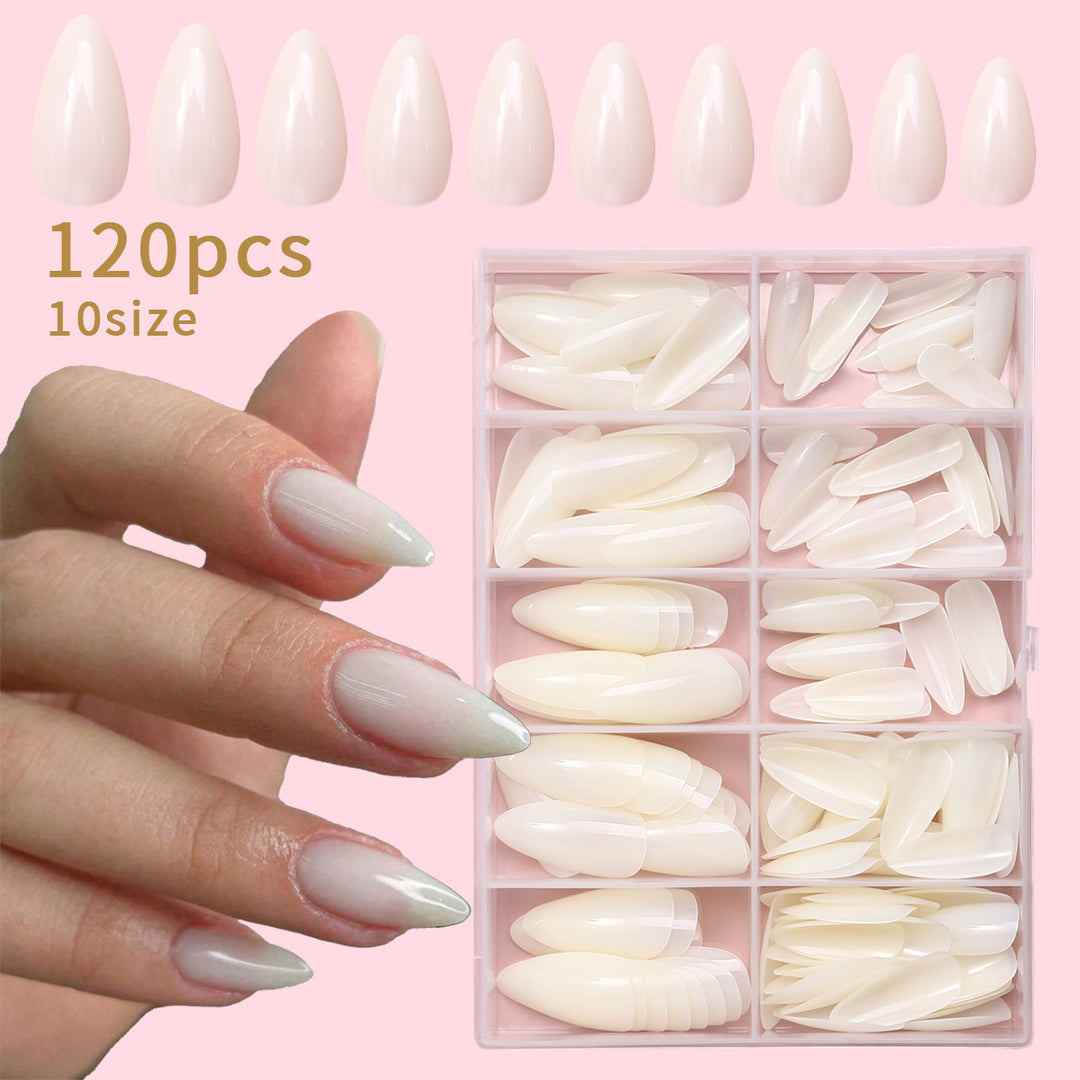 Full Coverage Glossy Press-On Nail Tips Set