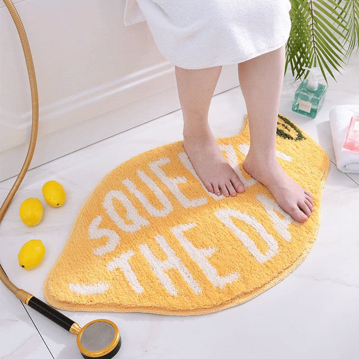 Textured Stone Pattern Bathroom Mat Kalsten