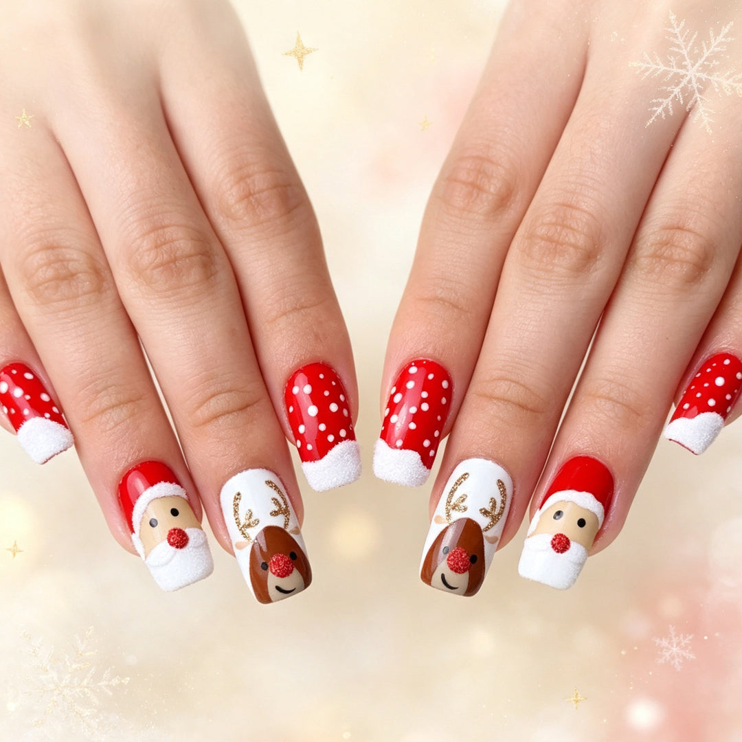 Festive Holiday Nail Art Kalsten