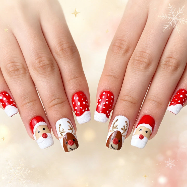 Festive Holiday Nail Art Kalsten