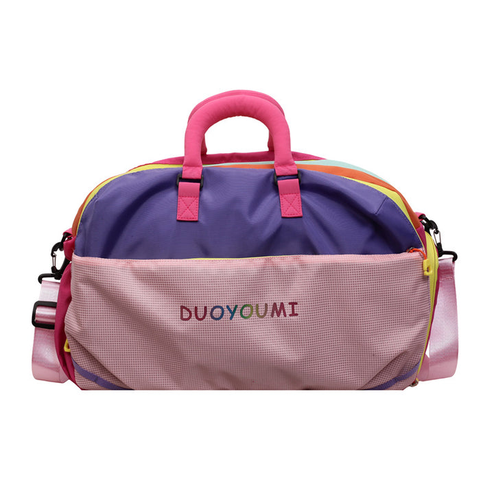 Colorful Multi-Compartment Travel Duffle