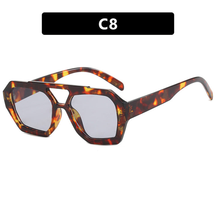 Women's oversized sunglasses in striking, octagonal design Kalsten