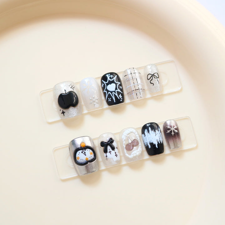 Themed Press-On Nail Art Set
