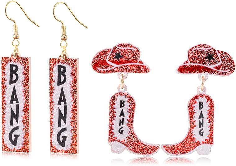Quirky Word-Inspired Dangle Earrings Kalsten