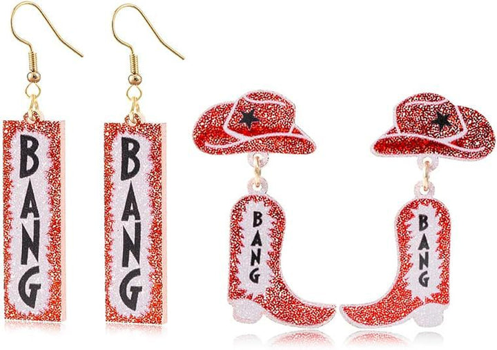 Quirky Word-Inspired Dangle Earrings Kalsten