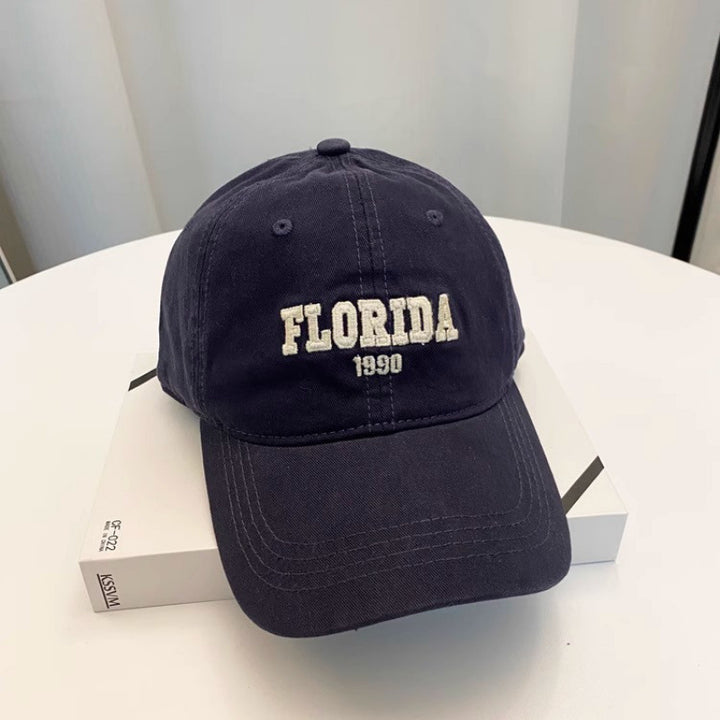 Men's Embroidered Cotton Adjustable Baseball Cap Kalsten