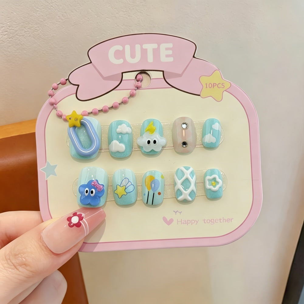 Artificial nails with sweet character design Kalsten