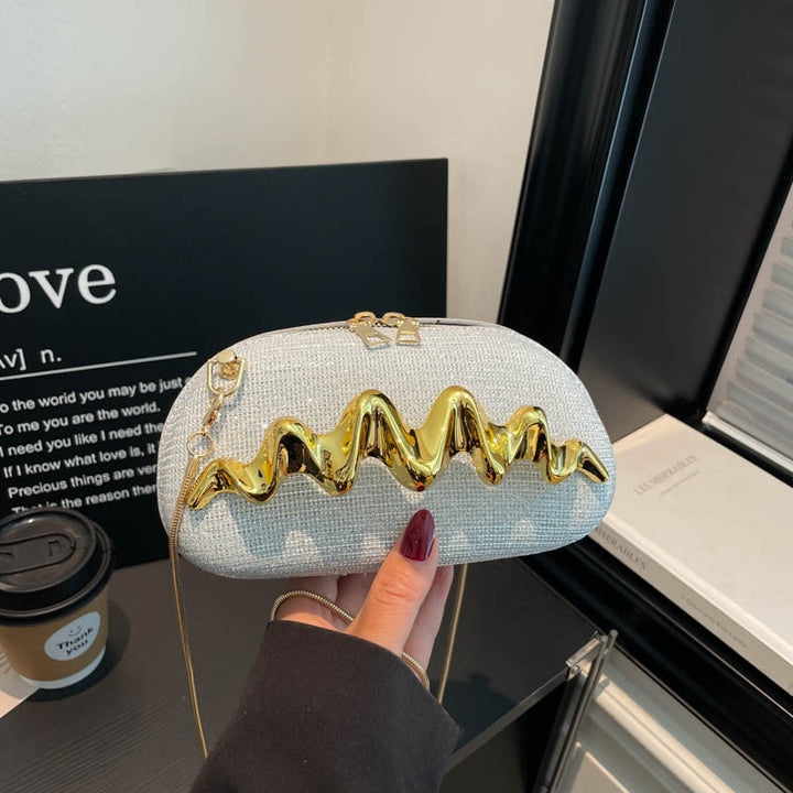 Glitter Crossbody Clutch