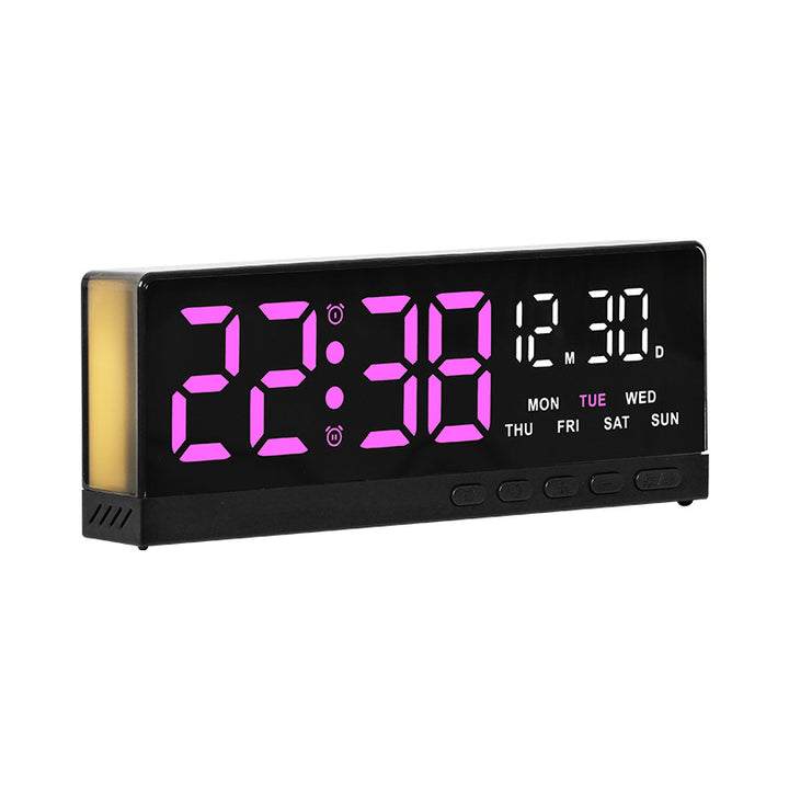 Digital radio alarm clock with large LED display and multifunctional settings Kalsten