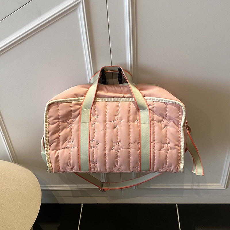 Stylish Quilted Duffel Bag Kalsten