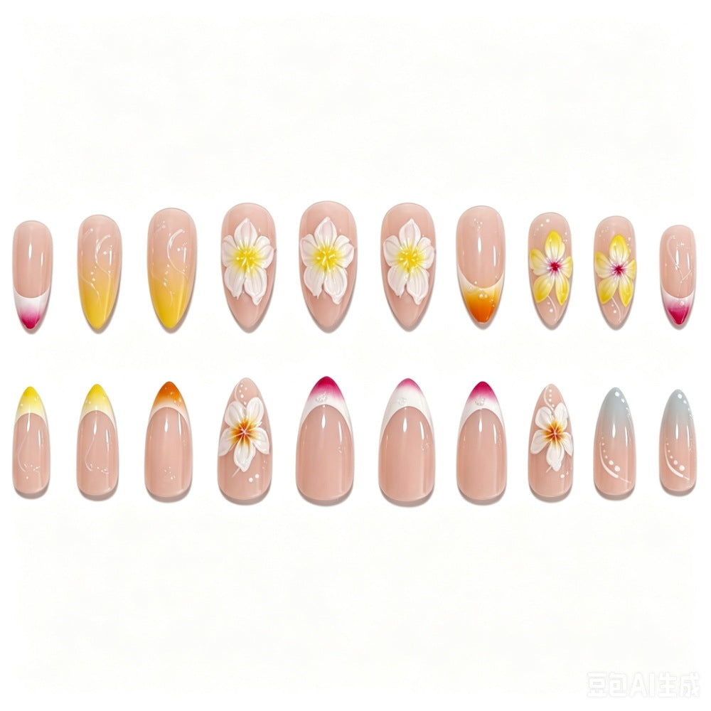 Floral Nail Art Extensions