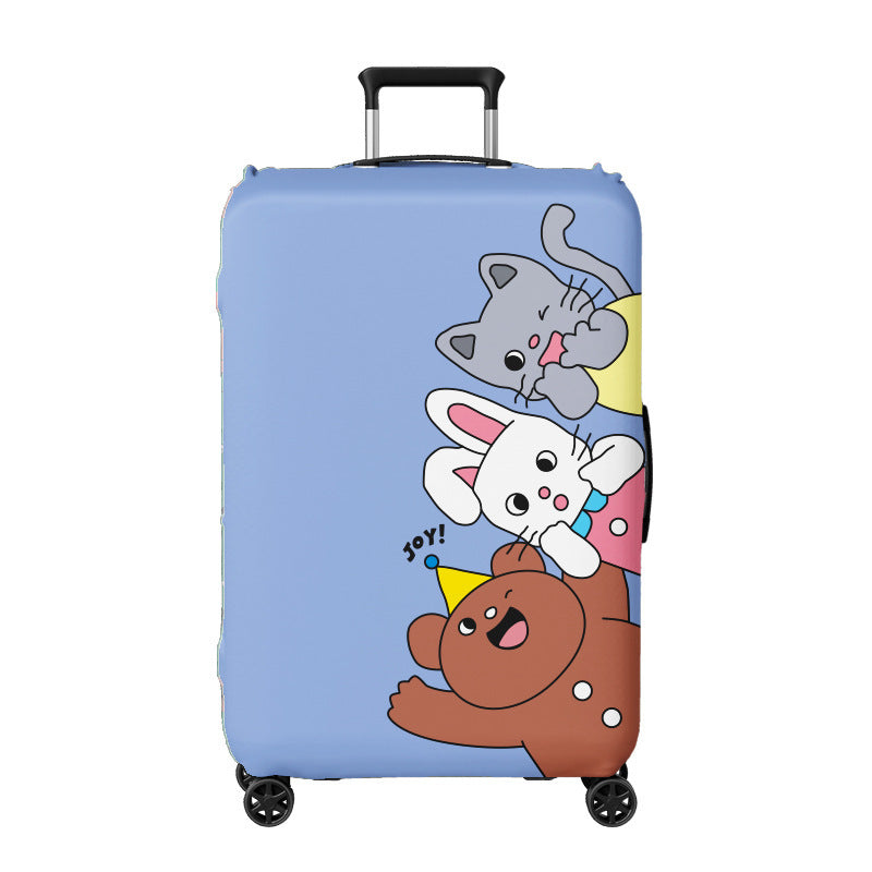 Unisex hard-shell travel suitcase with creative ice cream design Kalsten