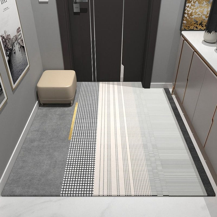 Abstract Shaped Floor Mat for Indoor Home Decor