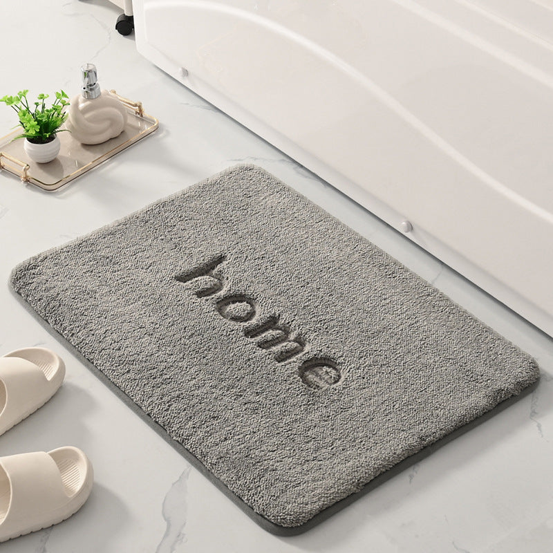Plush Bathroom Rug with Home Design Kalsten