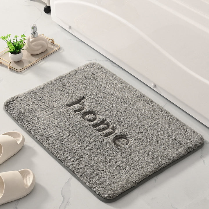 Plush Bathroom Rug with Home Design Kalsten