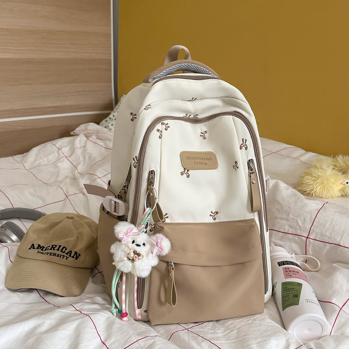 Stylish Emblazoned Multi-Compartment Backpack Kalsten