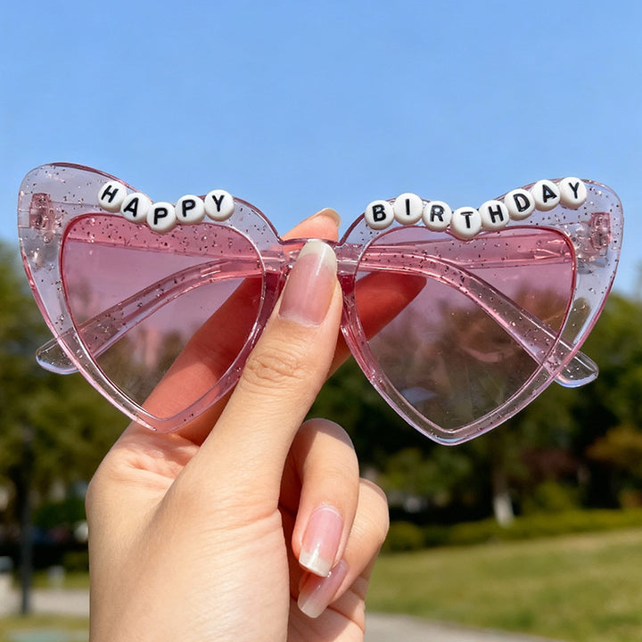 Fun Themed Heart-Shaped Sunglasses Kalsten