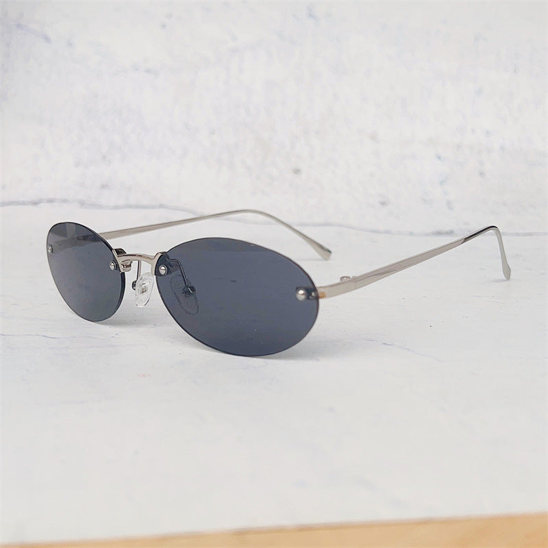 Minimalist Oval Frame Glasses Kalsten