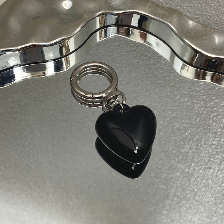 Heart-Shaped Charm Keychain Kalsten