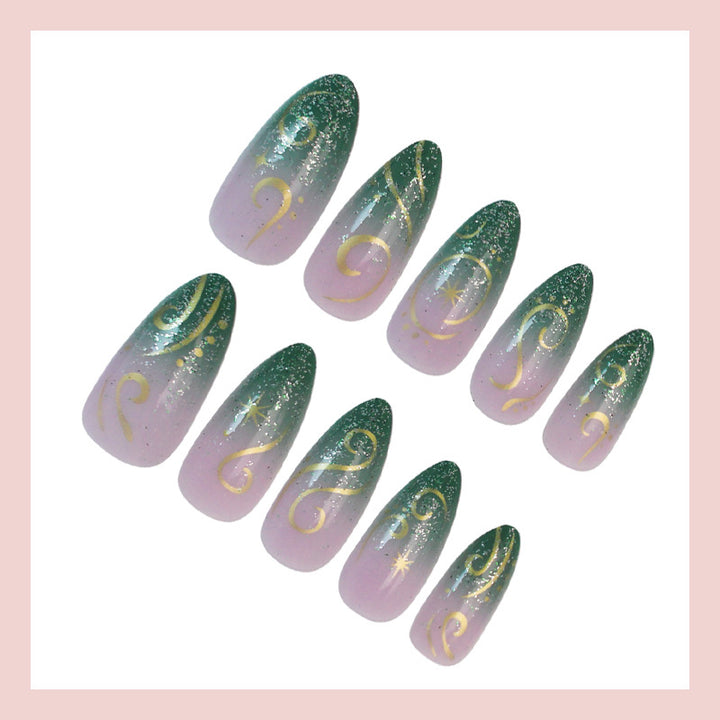 Nail art set with glittering decorations Kalsten