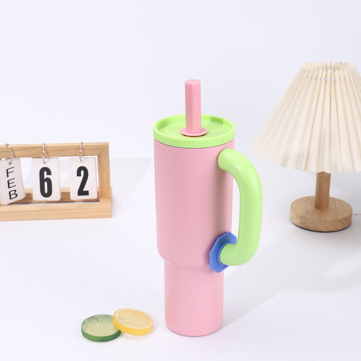 Women's stylish insulated mugs with integrated drinking spout Kalsten