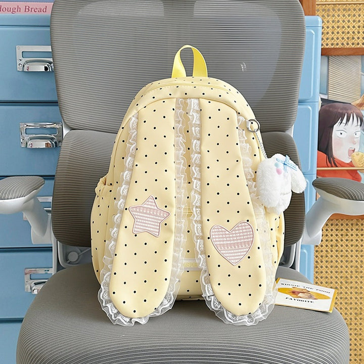 Cute Bunny-Ear Drawstring Backpack Kalsten