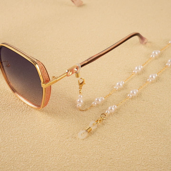 Pearl-Linked Eyewear Holder Kalsten