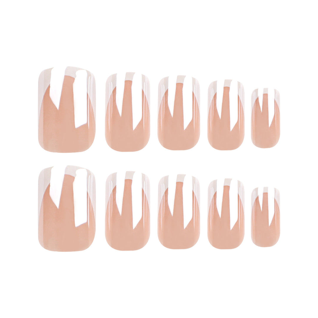 Elegant Nail Art with French Tip Molding Kalsten