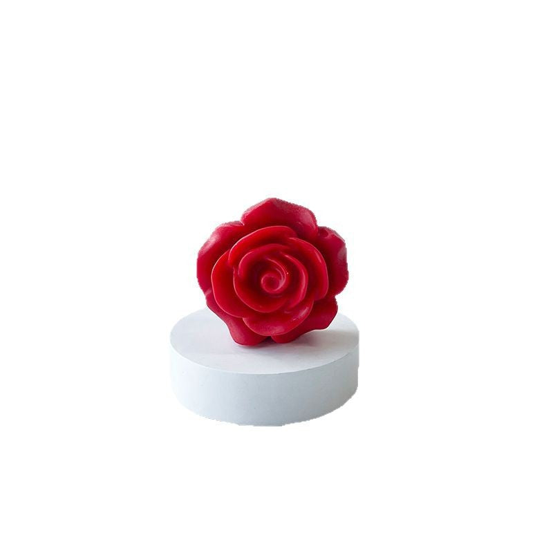 Rose-Shaped Aromatic Candle