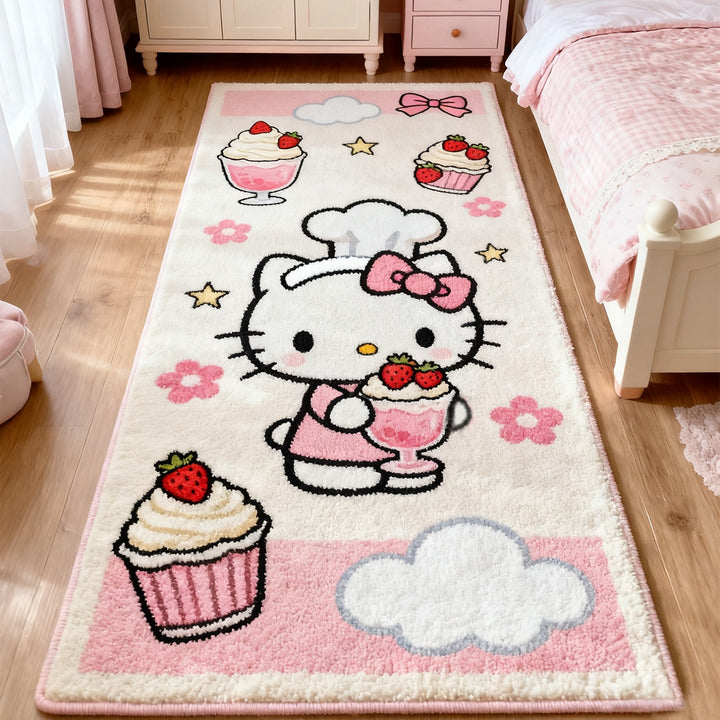 Cartoon-Themed Plush Area Rug