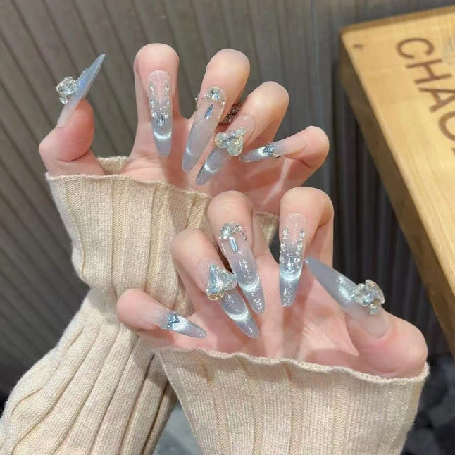 Decorative Long Stiletto Nail Set