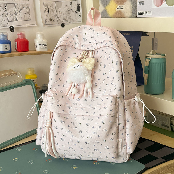 Cute Floral-Embellished Daypack Kalsten