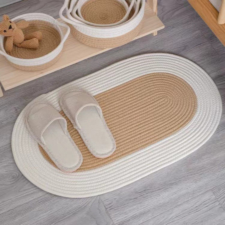 Cotton Woven Bath Mat Kalsten
