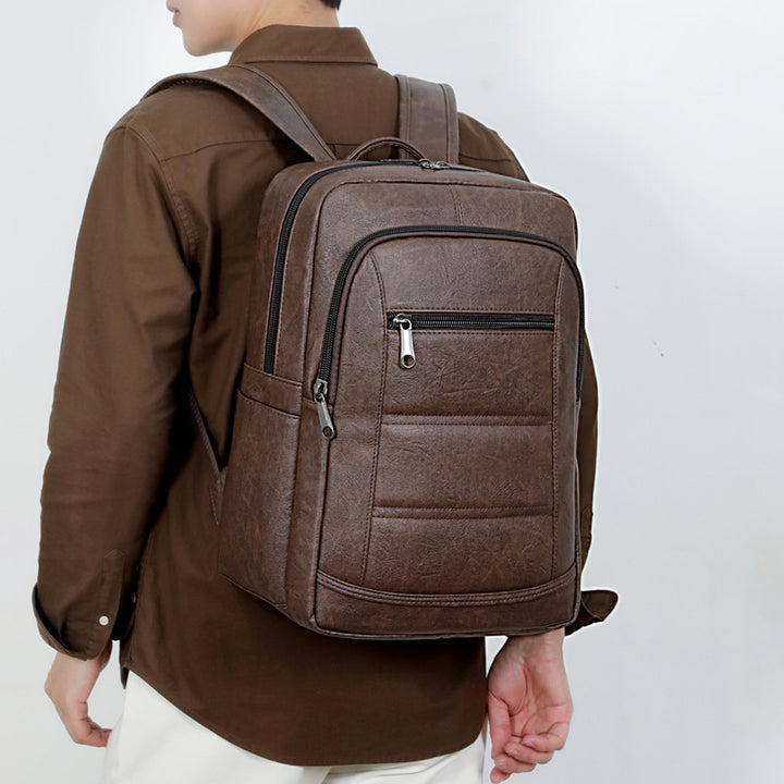 Elegant Backpack Made of Durable Synthetic Leather with Intelligent Compartment System Kalsten