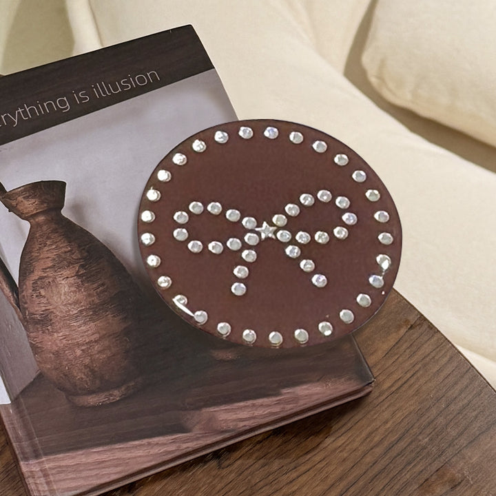 Elegant Decorative Coaster with Rhinestone Kalsten