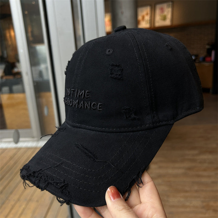 Women's Distressed Cotton Baseball Cap Kalsten